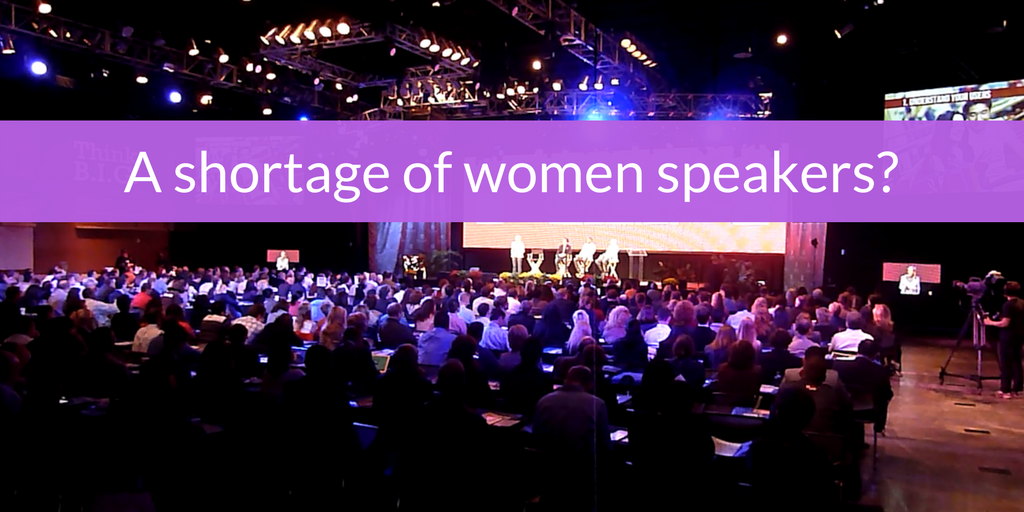 A shortage of women speakers?
