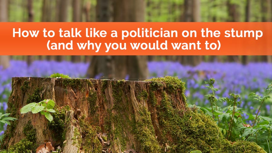 How to talk like a politician