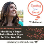 Susanna Barkataki on the Speaking Your Brand podcast