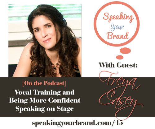 Freya Casey on the Speaking Your Brand podcast