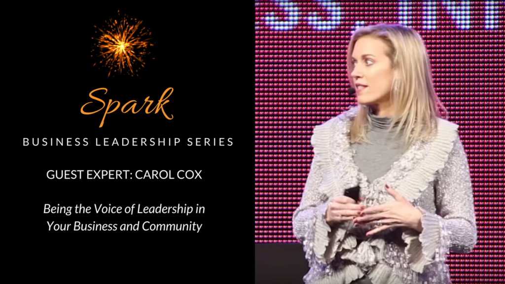 Carol Cox, speaker for Spark Business Leadership