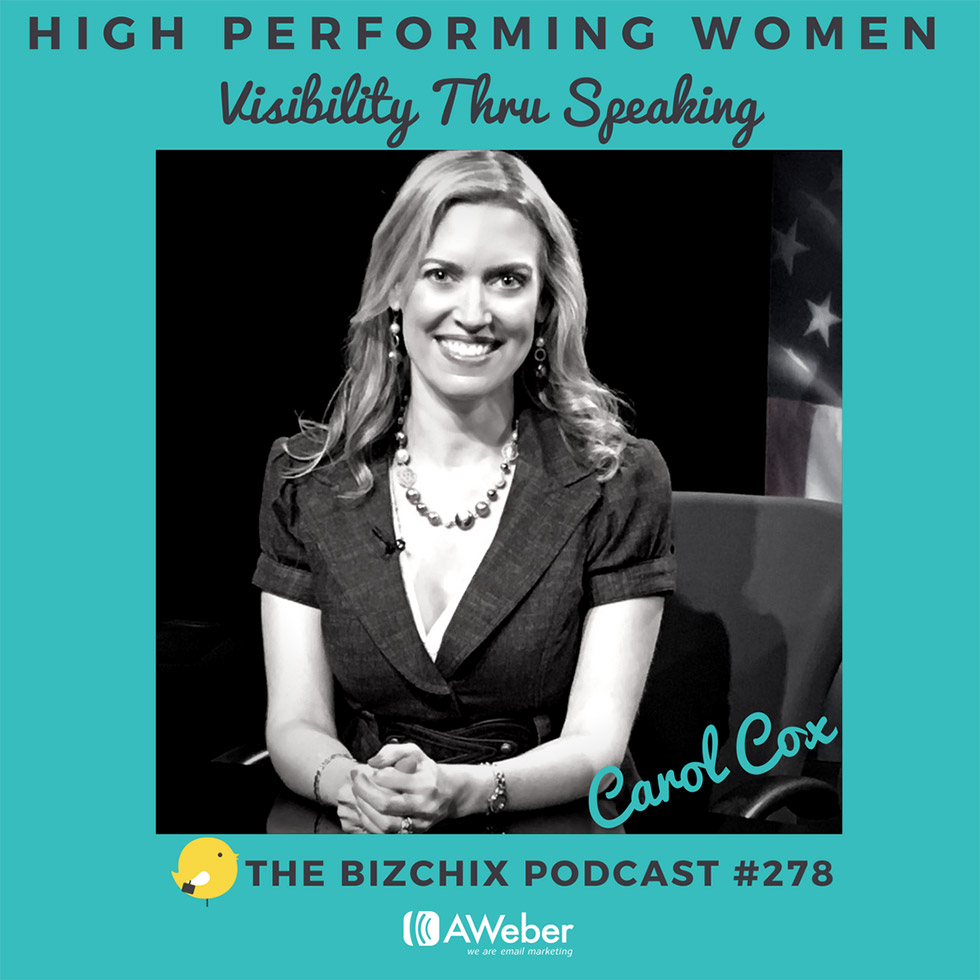 Carol Cox on the Biz Chix podcast