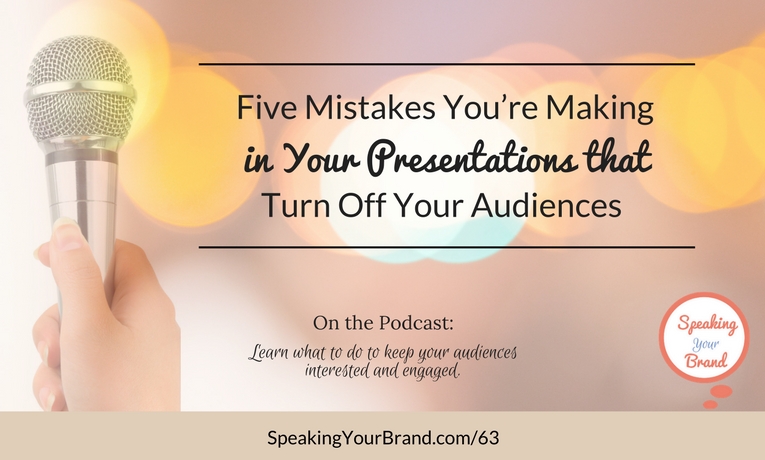 Five Mistakes You’re Making in Your Presentations that Turn Off Your Audiences with Carol Cox: Podcast Episode 063
