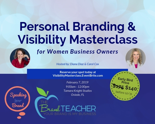 Personal Branding and Visibility Workshop in Orlando