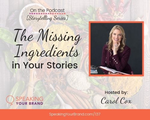 The Missing Ingredients in Your Stories