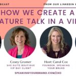 How We Create a Signature Talk in a VIP Day | Speaking Your Brand