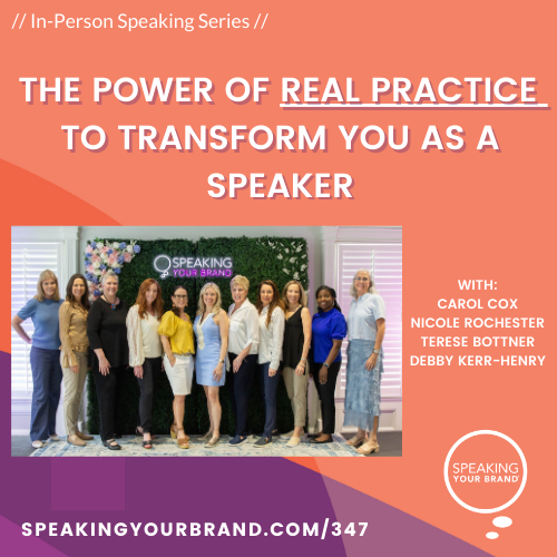 The Power of REAL Practice to Transform Yourself as a Speaker