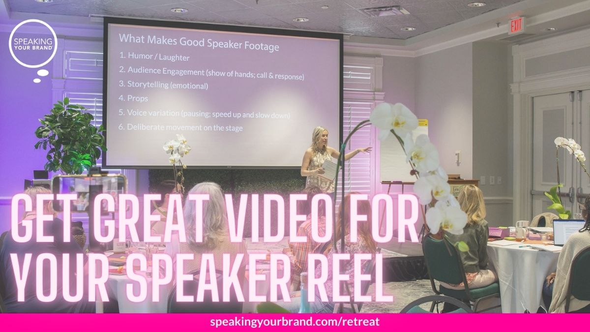 7 Elements that Make Great Video Footage for Your Speaker Reel