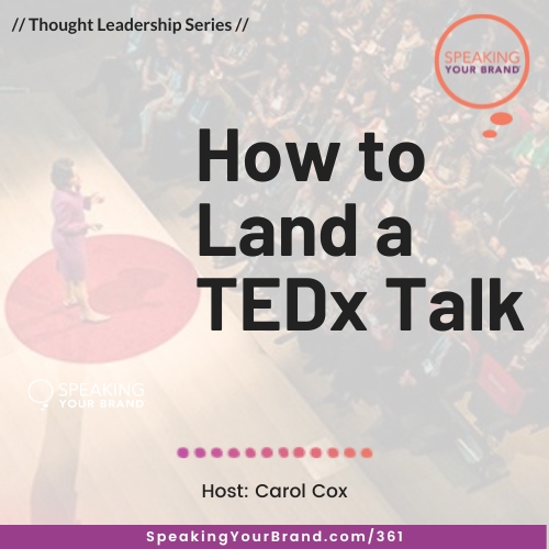 How to Land a TEDx Talk