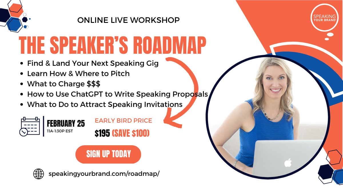 Sign Up for Our Speaker’s Roadmap Online Workshop | Speaking Your Brand