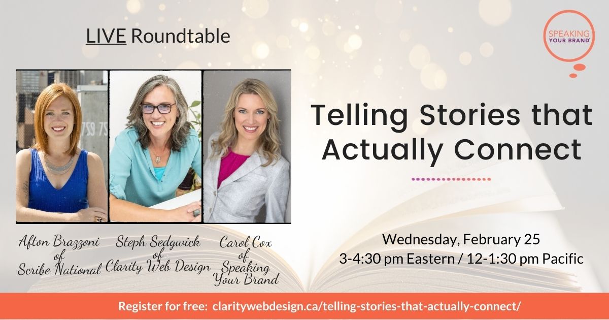 Roundtable: Telling Stories That Actually Connect | Speaking Your Brand