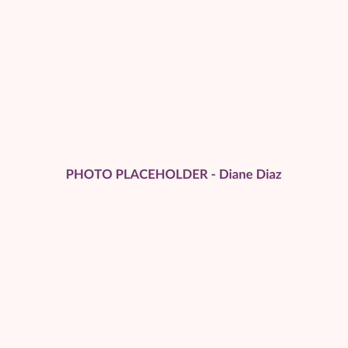 Recommended photo: Diane Diaz professional headshot.